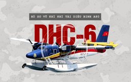 Diễu binh A80: DHC-6 lưỡng cư cất hạ cánh trên biển gây ấn tượng