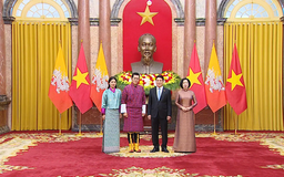 Lễ đón Quốc vương và Hoàng hậu Bhutan thăm Việt Nam