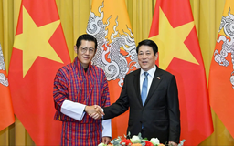 Chủ tịch nước Lương Cường hội đàm với Quốc vương Bhutan