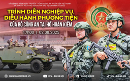 Trình diễn nghiệp vụ, diễu hành phương tiện của Bộ Công an