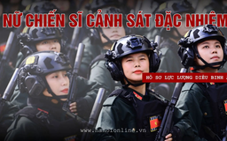 Nữ chiến sĩ Cảnh sát đặc nhiệm: Những 'Bông hồng thép' quả cảm