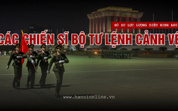 Các chiến sĩ của Bộ tư lệnh Cảnh vệ: 'Người trước, súng sau'