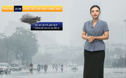 Dự báo thời tiết trưa | 25/08/2025