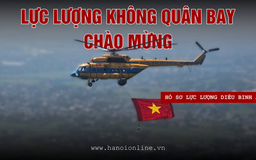 Lực lượng không quân bay chào mừng Quốc khánh 2/9