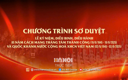 Lễ sơ duyệt cấp Nhà nước diễu binh, diễu hành 80 năm Quốc khánh
