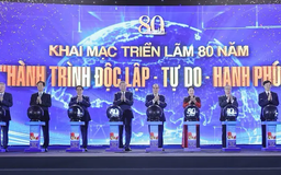 80 năm thành tựu đất nước rực sáng tại Trung tâm Triển lãm Quốc gia