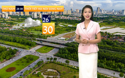 Dự báo thời tiết trưa | 28/08/2025
