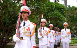 Tiêu binh danh dự luyện 80 bước cho ngày Quốc khánh