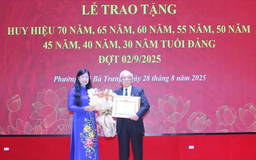 Niềm tự hào từ những Huy hiệu Đảng đợt 2/9