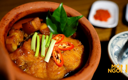Cá lăng kho trà cổ thụ