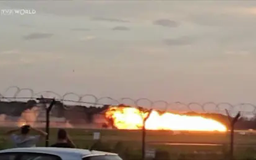 F-16 rơi khi tập luyện ở Ba Lan