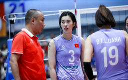 Bóng chuyền nữ Việt Nam giành HCB chặng 1 Sea V.League