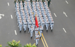 Hướng di chuyển của các khối diễu binh, diễu hành
