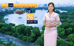 Dự báo thời tiết sáng | 30/08/2025