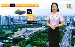 Dự báo thời tiết sáng | 31/08/2025
