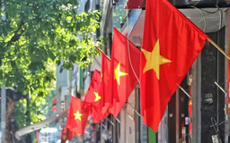 Treo cờ Ngày Quốc khánh