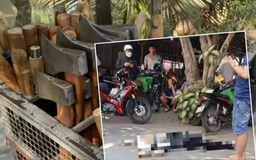 Nam thanh niên tự lấy dao đâm mình trên đường