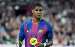 Marcus Rashford có bàn thắng đầu tiên cho Barcelona