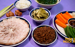 Mắm tép chưng thịt
