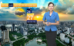 Dự báo thời tiết sáng | 12/09/2025