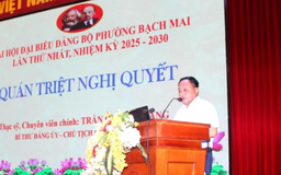 Phường Bạch Mai triển khai Nghị quyết Đại hội Đảng bộ