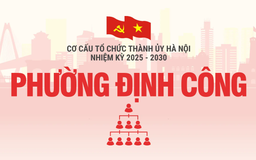 Cơ cấu tổ chức Đảng ủy phường Định Công nhiệm kỳ 2025-2030