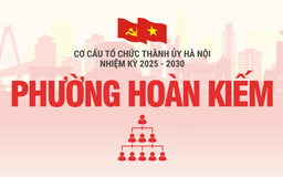 Cơ cấu tổ chức Đảng ủy phường Hoàn Kiếm nhiệm kỳ 2025-2030