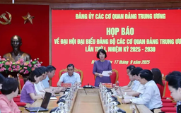 Đại hội Đảng bộ cơ quan Trung ương diễn ra ngày 23–24/9