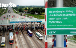 Xe ô tô không thể qua trạm thu phí nếu chưa có tài khoản giao thông | Bản tin Tàu và Xe | 17/09/2025