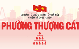 Cơ cấu tổ chức Đảng ủy phường Thượng Cát nhiệm kỳ 2025-2030