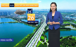 Dự báo thời tiết sáng | 18/09/2025
