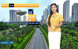 Dự báo thời tiết sáng | 19/09/2025