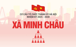 Cơ cấu tổ chức Đảng ủy xã Minh Châu nhiệm kỳ 2025-2030