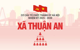 Cơ cấu tổ chức Đảng ủy xã Thuận An nhiệm kỳ 2025-2030