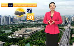 Dự báo thời tiết trưa | 22/09/2025