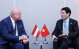 Chủ tịch nước Lương Cường tiếp Thủ tướng Áo