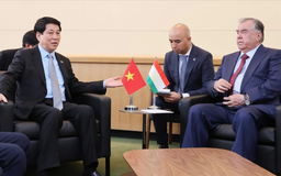 Hội đàm giữa Chủ tịch nước Lương Cường và Tổng thống Tajikistan