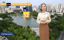 Dự báo thời tiết trưa | 24/09/2025