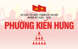 Cơ cấu tổ chức Đảng ủy phường Kiến Hưng nhiệm kỳ 2025-2030