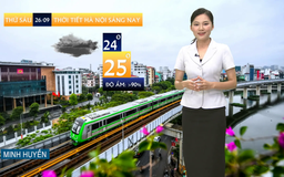 Dự báo thời tiết sáng | 26/09/2025