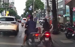 Công an xác minh vụ người đi xe máy có hành vi gây gổ