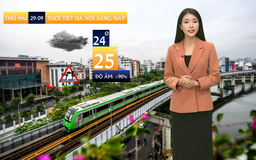 Dự báo thời tiết sáng | 29/09/2025