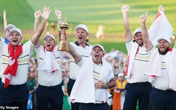 Đội châu Âu vô địch Ryder Cup trên đất Mỹ sau 13 năm