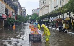 Cảnh báo ngập lụt ở một số khu vực tại Hà Nội