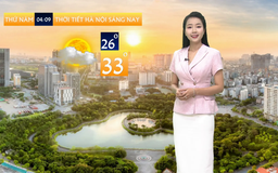 Dự báo thời tiết trưa | 04/09/2025