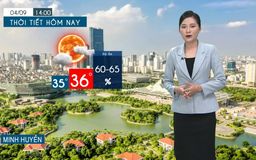Dự báo thời tiết tối | 04/09/2025