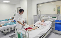 Nối thành công bàn chân bị đứt rời do máy cắt cỏ