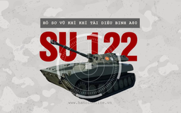 Diễu binh A80: SU 122 bắn 122 mm – uy lực áp đảo