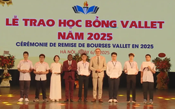 507 học bổng Vallet tiếp sức học sinh xuất sắc