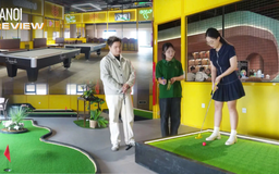 Tránh nóng với khu tổ hợp mini golf trong nhà | HANOI Review | 07/09/2025